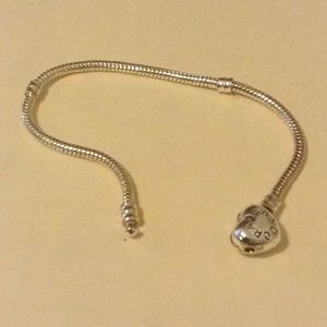 Pandora silver charm bracelet